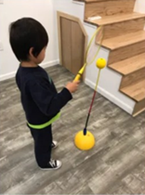 Portable Tennis Rebound Trainer Practice Tool Set photo review