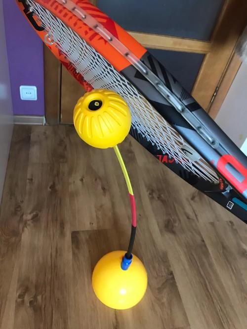 Portable Tennis Rebound Trainer Practice Tool Set photo review