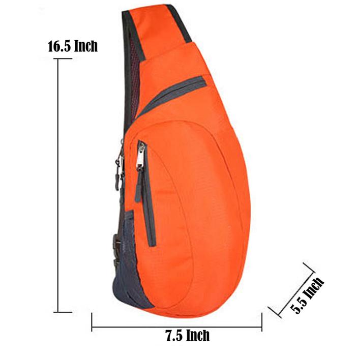 Fashionable Waterproof Chest Pack, Crossbody Shoulder Bag for Outdoor Activities