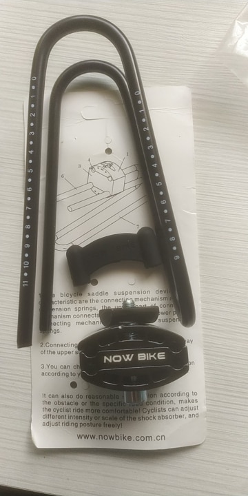 First Ever Attachable Bike Suspention photo review