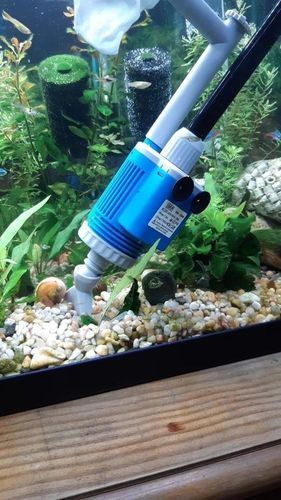 Multifunctional Aquarium Water Changer Sand Washer Cleaner Vacuum Pump photo review