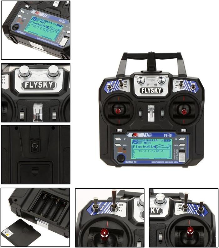 Flysky FS-i6 2.4GHz 6CH RC Transmitter Controller with FS-iA6B Receiver