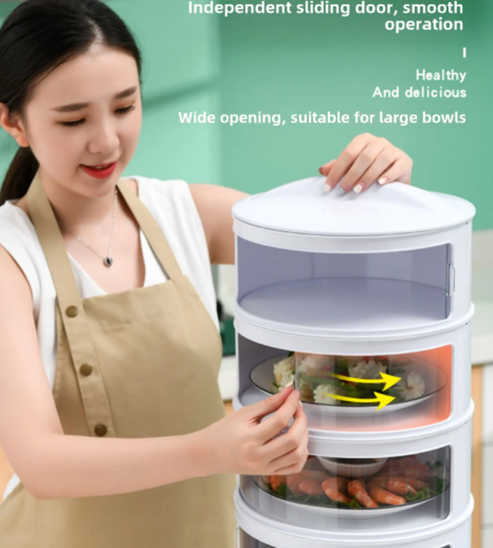 Food Stack Layer Insulated With Cover