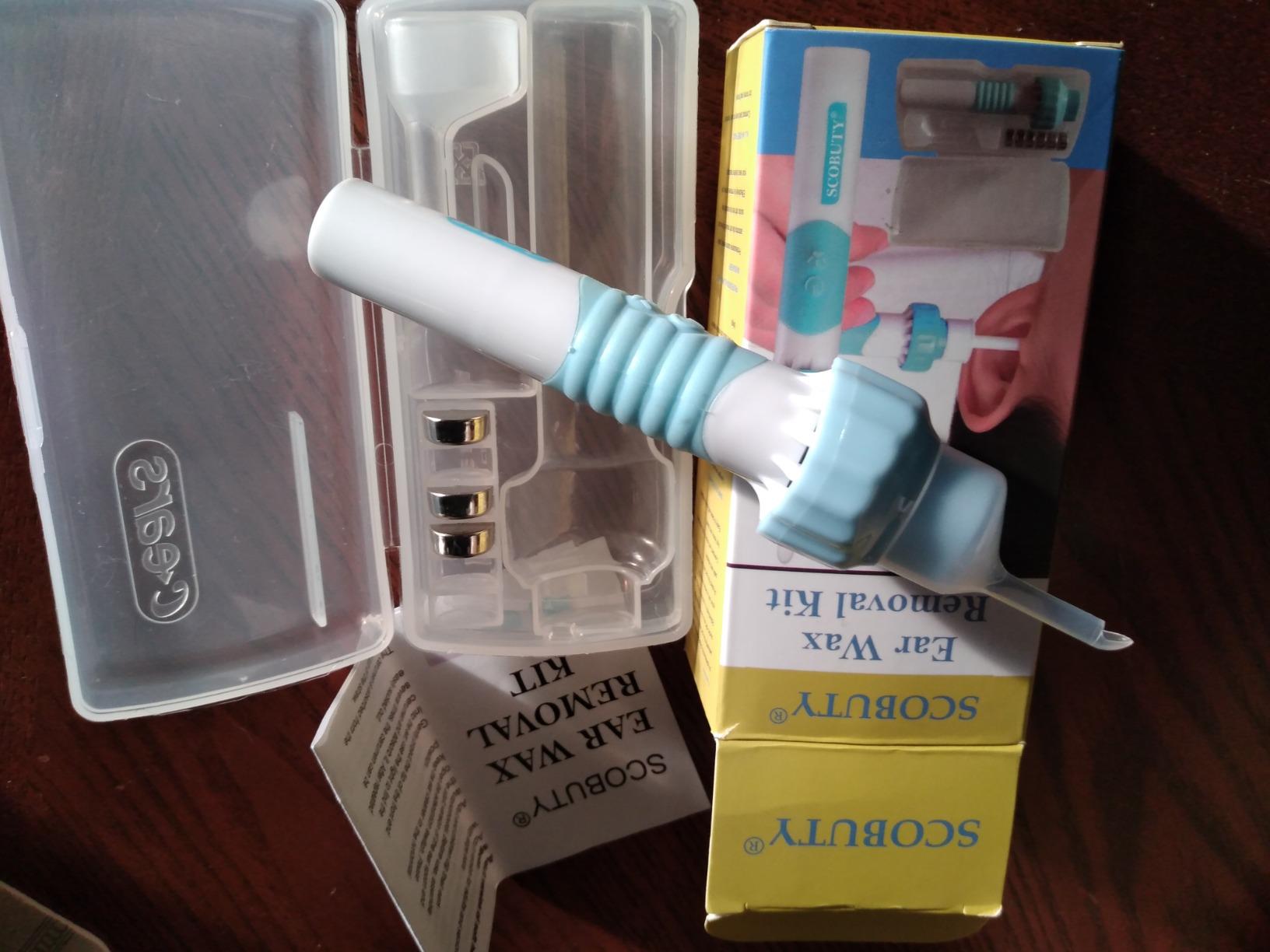 Gentle Ear Wax Vacuum Removal Cleaner, Electric Wireless Painless Vacuum Ear Wax Suction Device photo review