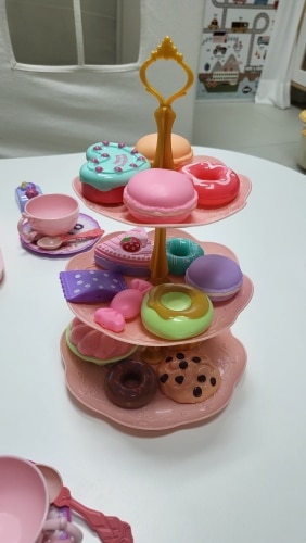 Food Simulation Toys, Tea Sets, Cake Sets, Children's Gift Toys photo review