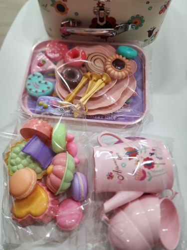 Food Simulation Toys, Tea Sets, Cake Sets, Children's Gift Toys photo review