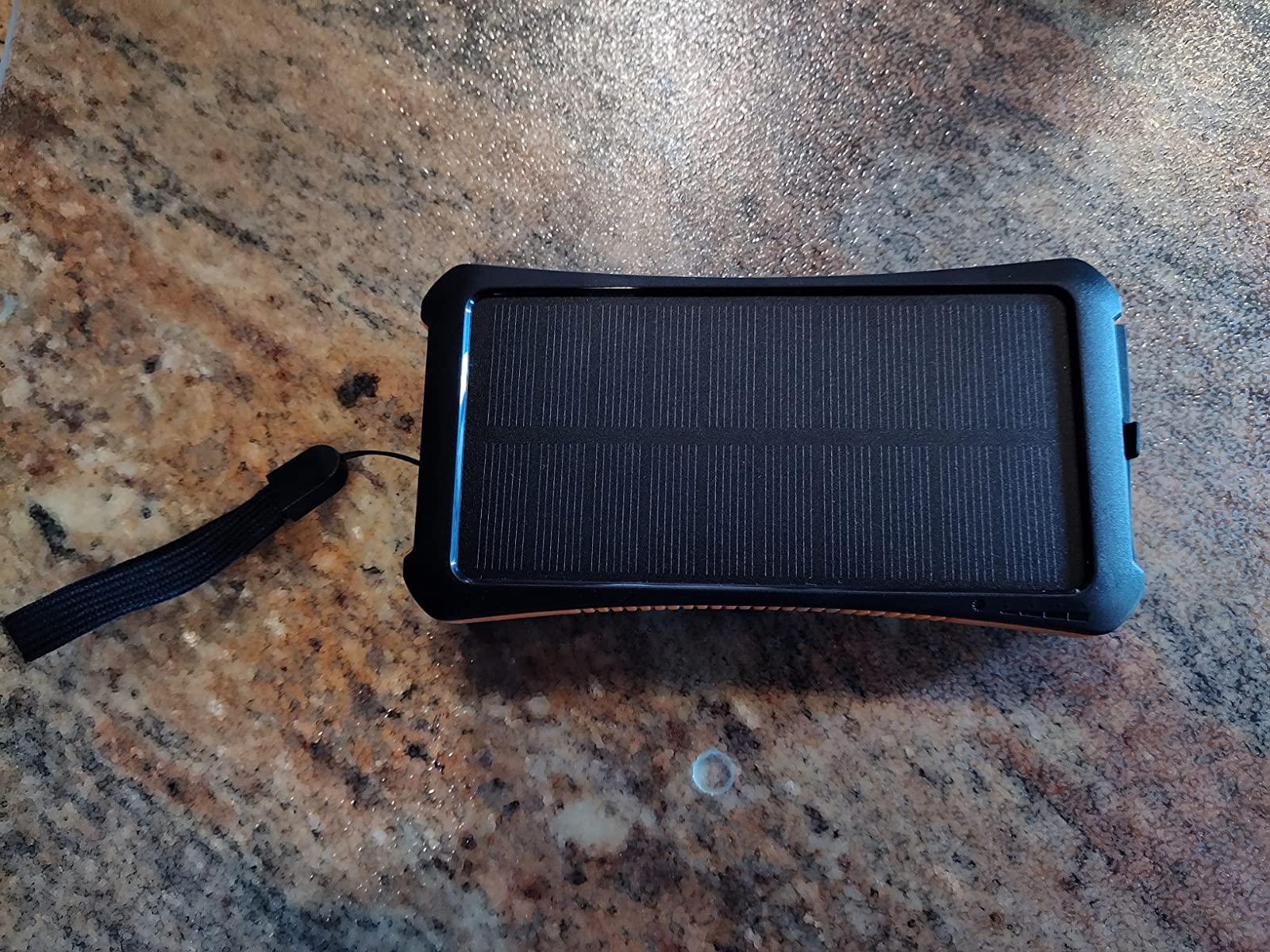 Waterproof Portable Solar Charger and Power Bank photo review