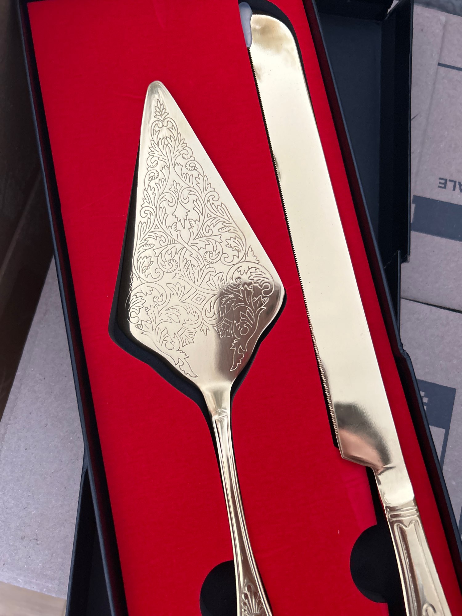 Stainless Steel Cake Knife Long Handle Shovel for Cake Pizza Dessert photo review