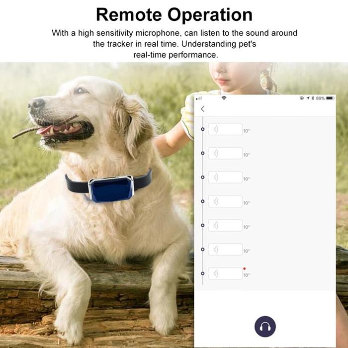 GPS Location Waterproof Dog Tracker Collar