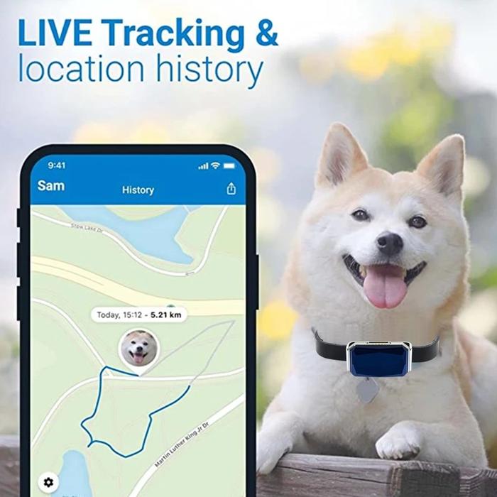 GPS Location Waterproof Dog Tracker Collar