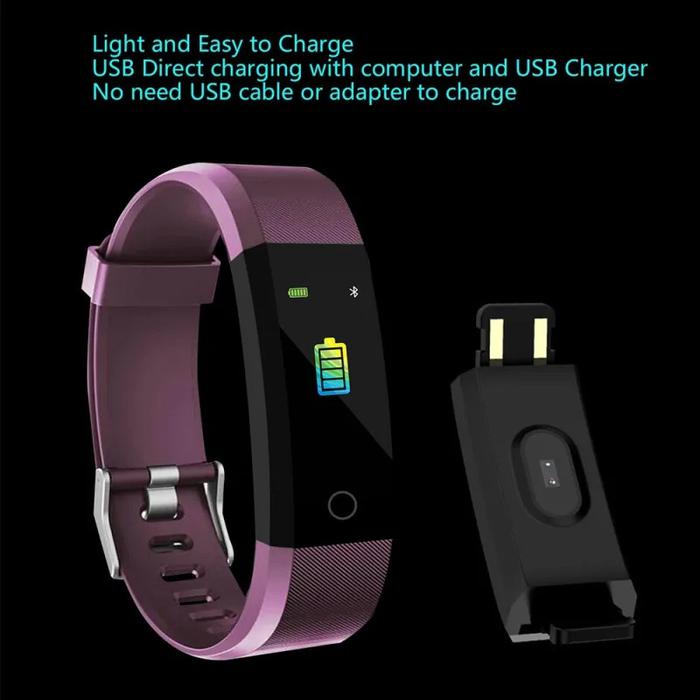 Waterproof Fitness Smartwatch with Heart &amp; BP Monitor