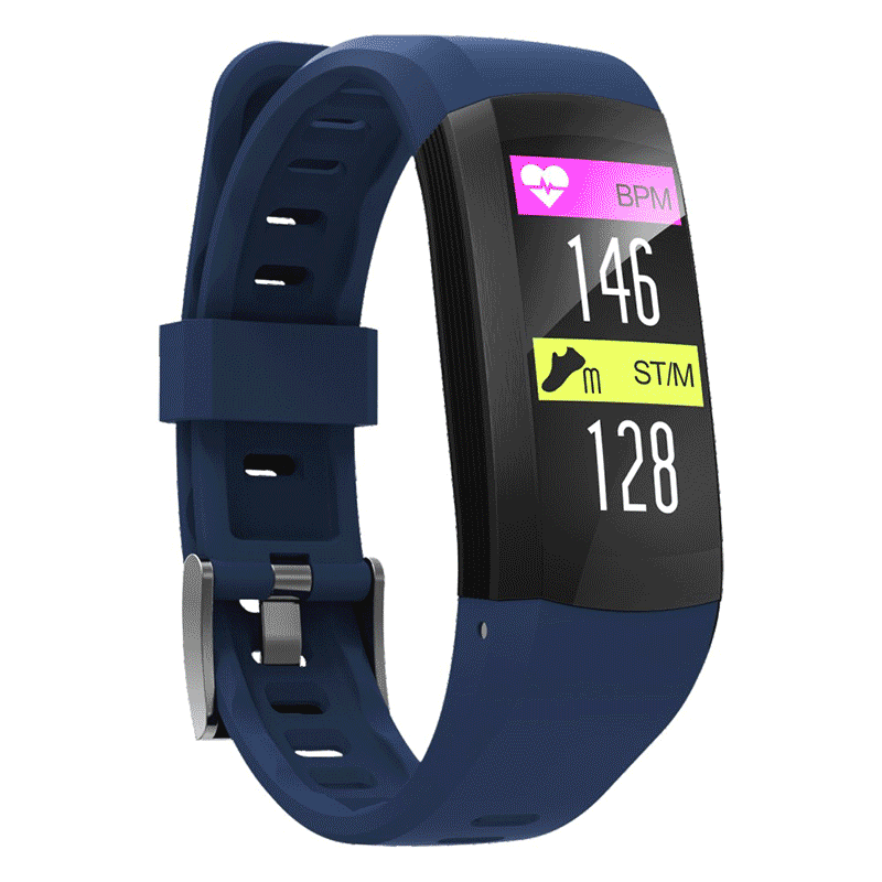 Waterproof Fitness Smartwatch with Heart &amp; BP Monitor