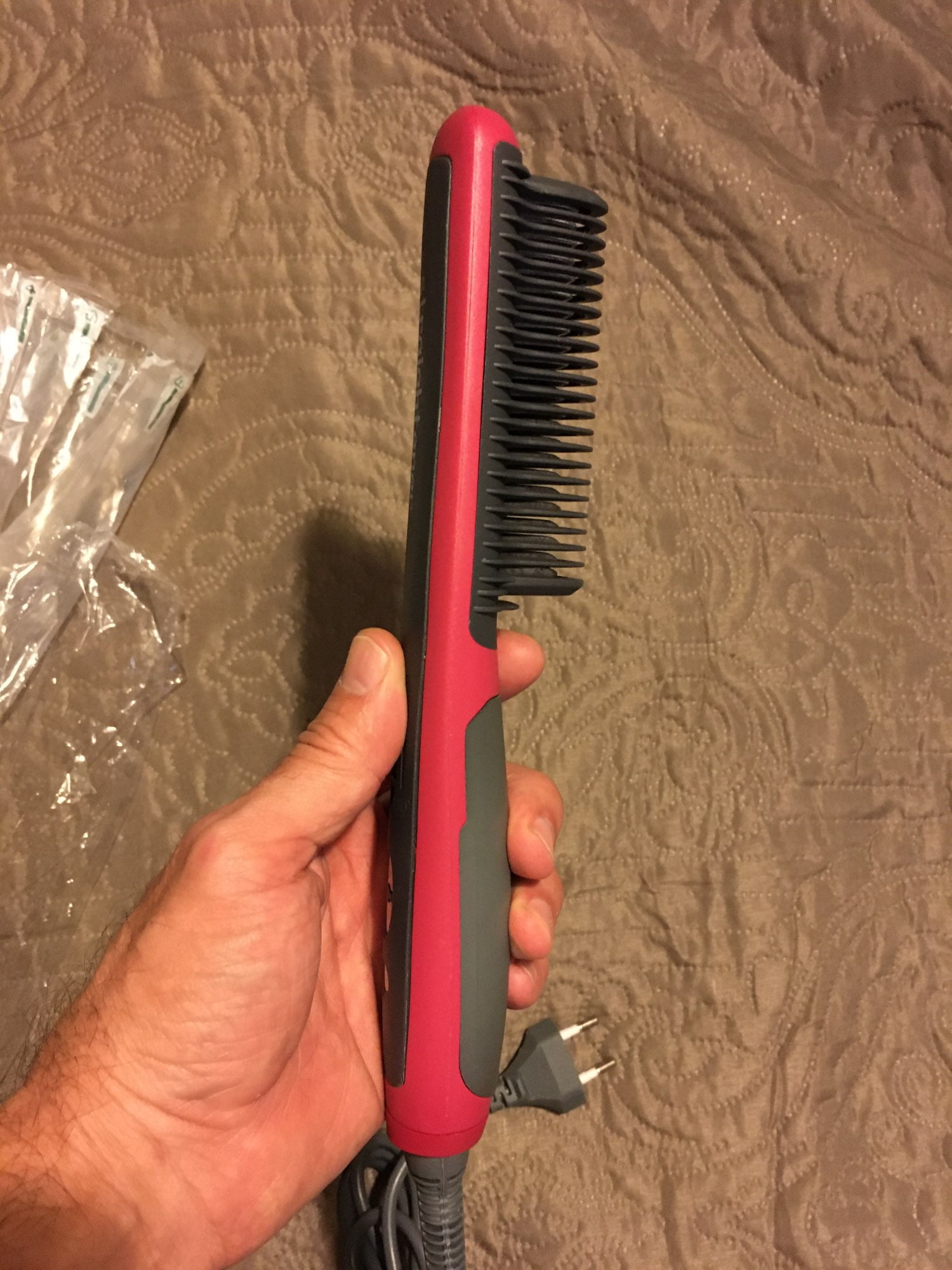 Hair Straightener Styler Brush photo review