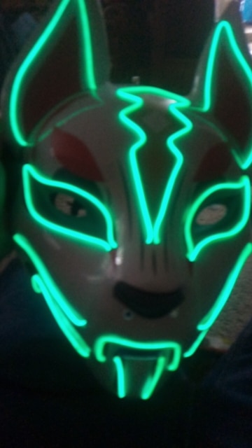Halloween Fox Spirit Mask photo review