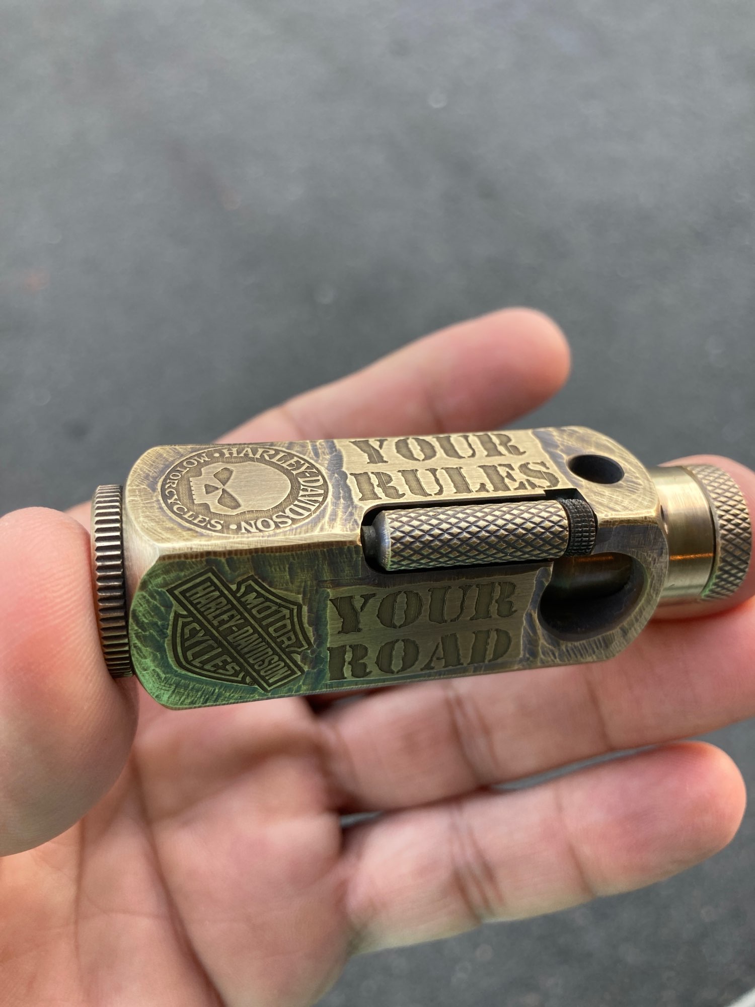 Hand Made Brass Trench Lighter photo review