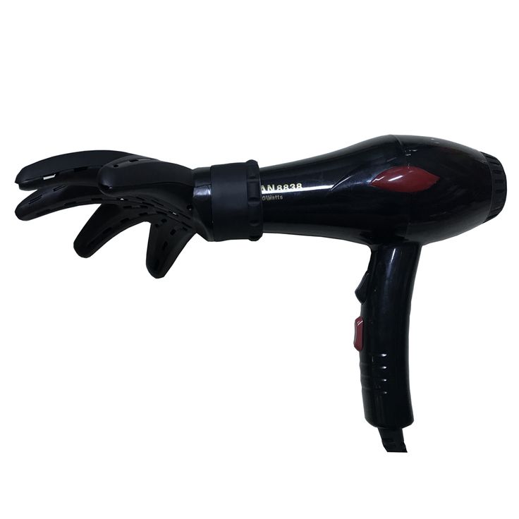 Hand Shape Design Salon Hair Styling Blowing Cover Black Plastic Hair Dryer Diffuser Hairdressing Salon Styling … | Hair dryer diffuser, Salon style, Hair diffuser