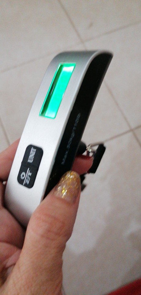Handheld Digital Luggage Scale with Temperature Sensor & LCD Display photo review