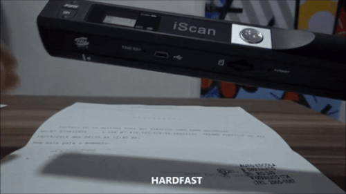 Handheld Portable Document Scanner