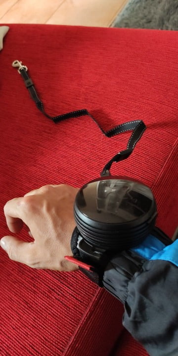 Hands Free Retractable Dog Leash - Wrist Strap 3M Reflective Dog Leash photo review