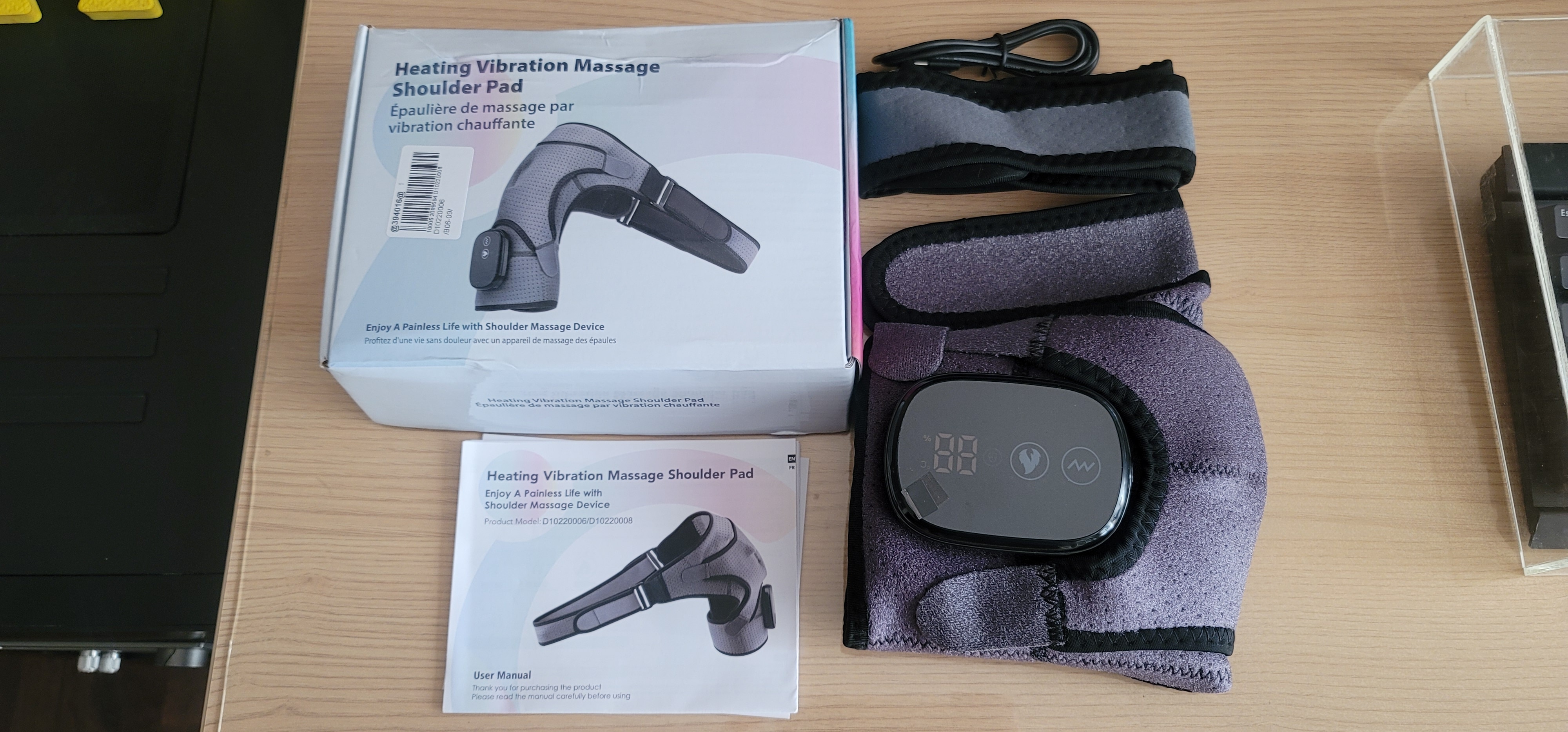 Electric Shoulder Heating Massager with Vibration for Arthritis Pain Relief photo review