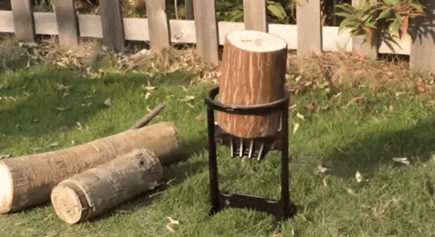 Heavy-Duty Metal Wood Chopper Tool for Household Use