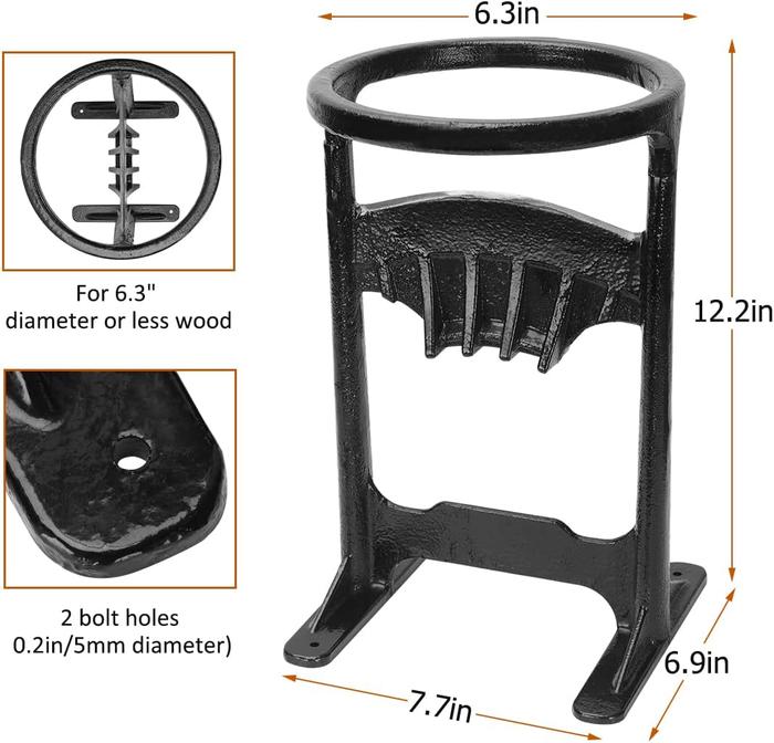 Heavy-Duty Metal Wood Chopper Tool for Household Use