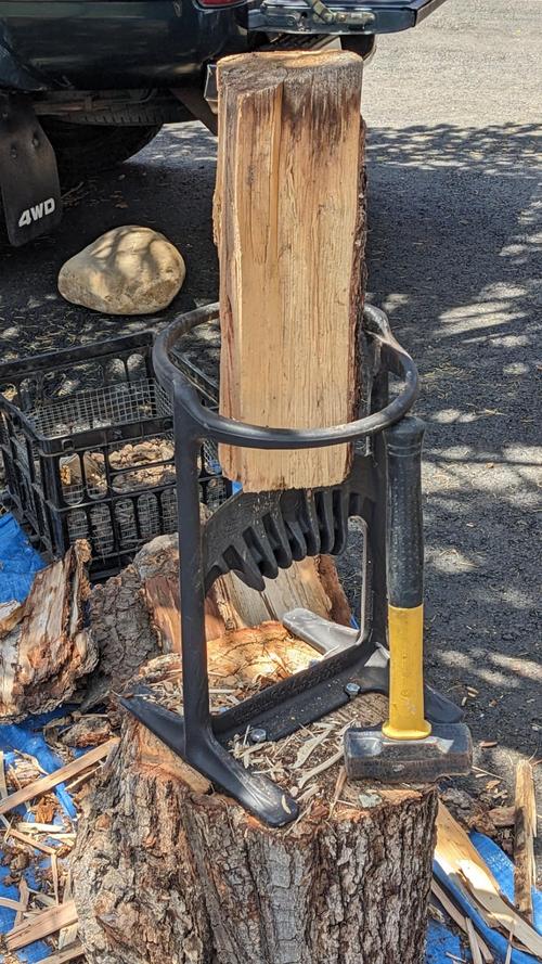 Heavy-Duty Metal Wood Chopper Tool for Household Use photo review