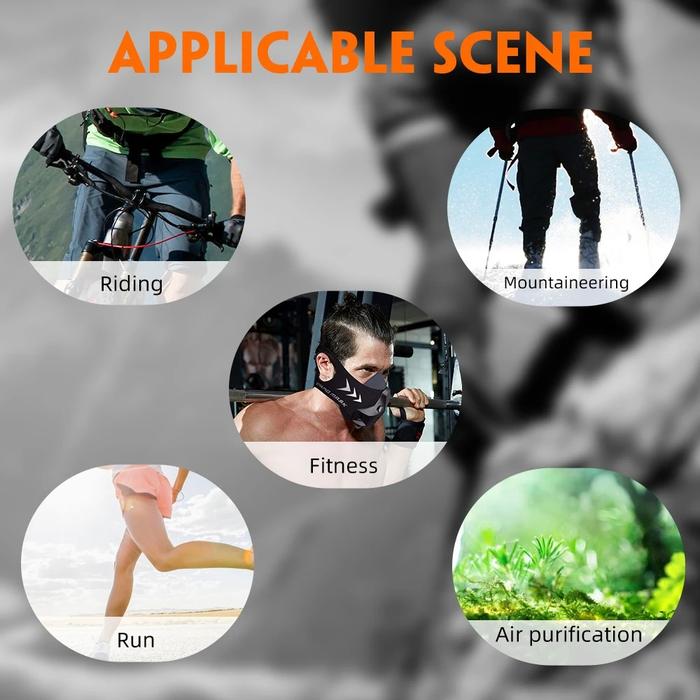 High Altitude Training Sports Mask for Fitness