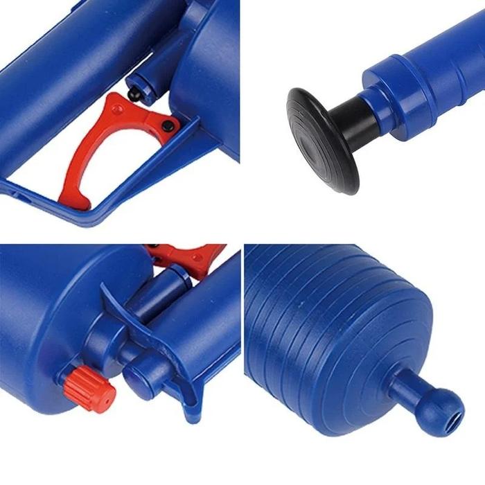 High Pressure Air Drain Blaster for Clogged Pipes &amp; Toilets