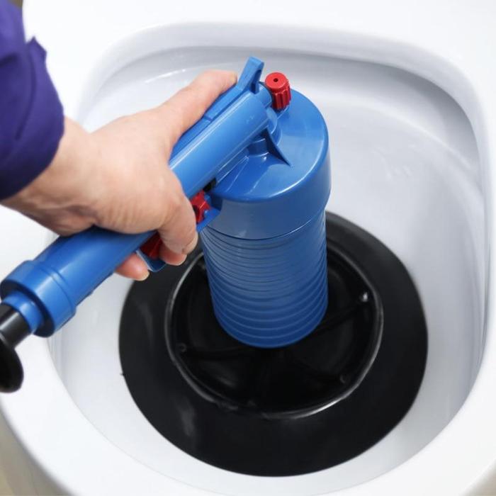 High Pressure Air Drain Blaster for Clogged Pipes &amp; Toilets