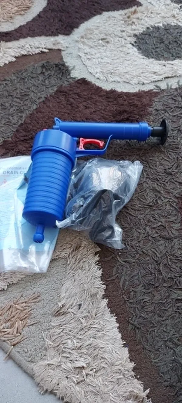 High Pressure Air Drain Blaster for Clogged Pipes & Toilets photo review