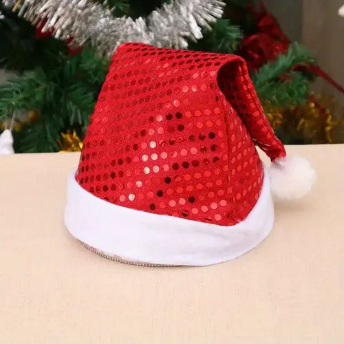 Santa Claus Soft Plush Hat - Christmas Xmas Gift