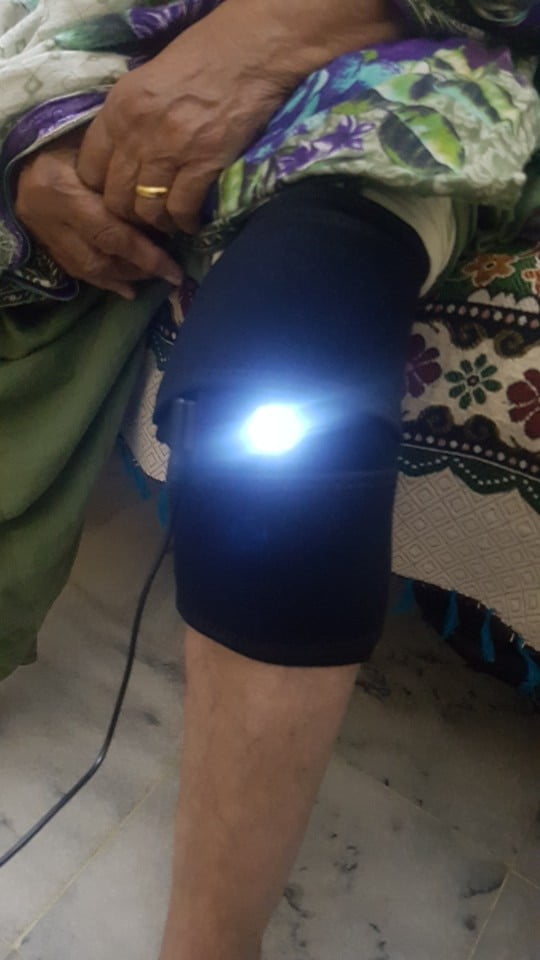 Infrared Heated Knee Physiotherapy Massager - Pain Relief Rehabilitation photo review