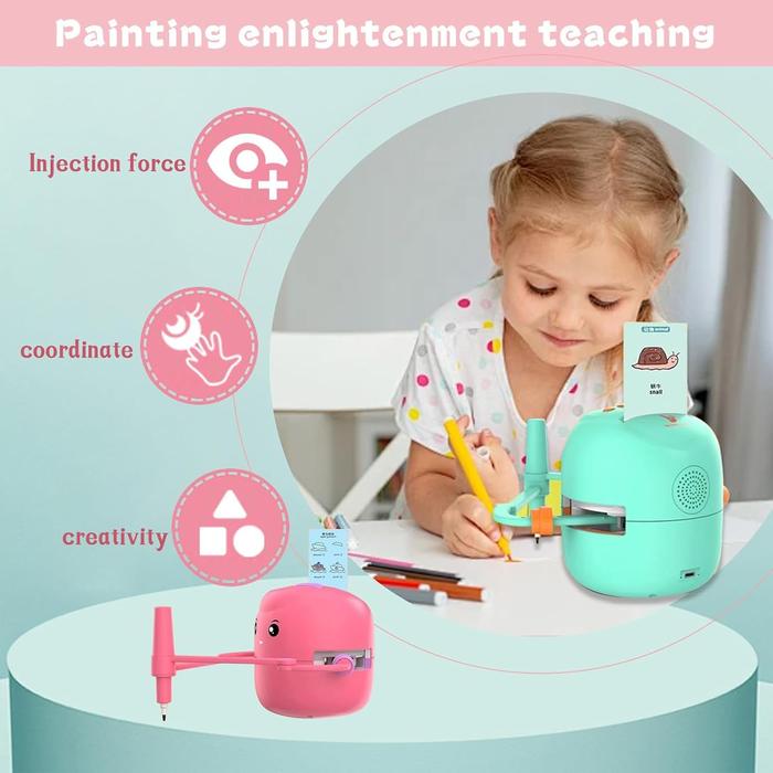 Interactive Educational Drawing Robot Toy for Kids Learning Fun