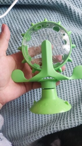 Interactive Treat Leaking Toy for Small Dogs | Slow Feeder & Funny Dog Wheel photo review