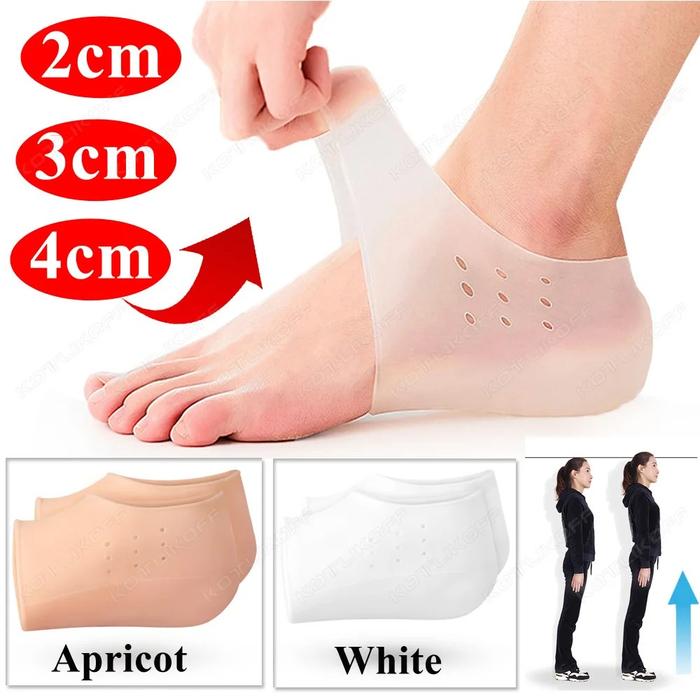 Invisible Silicone Height Increase Heel Cushion