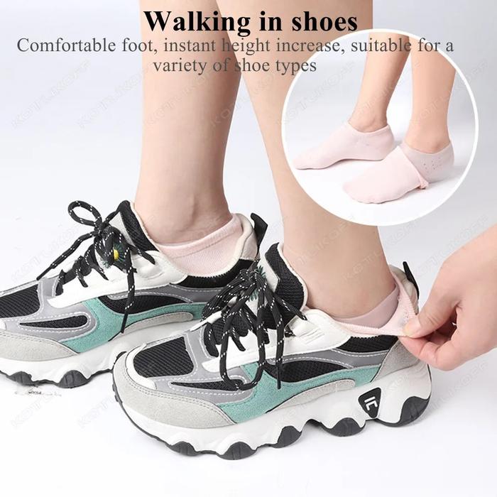 Invisible Silicone Height Increase Heel Cushion