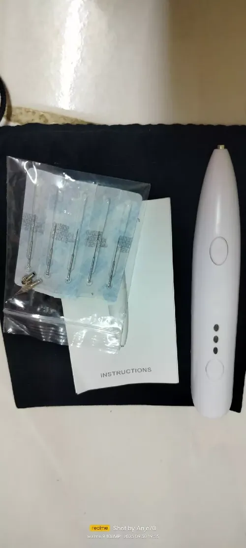 Ion Laser Freckle Skin Mole Dark Spot Remover Face Wart Tag Tattoo Removal Pen photo review