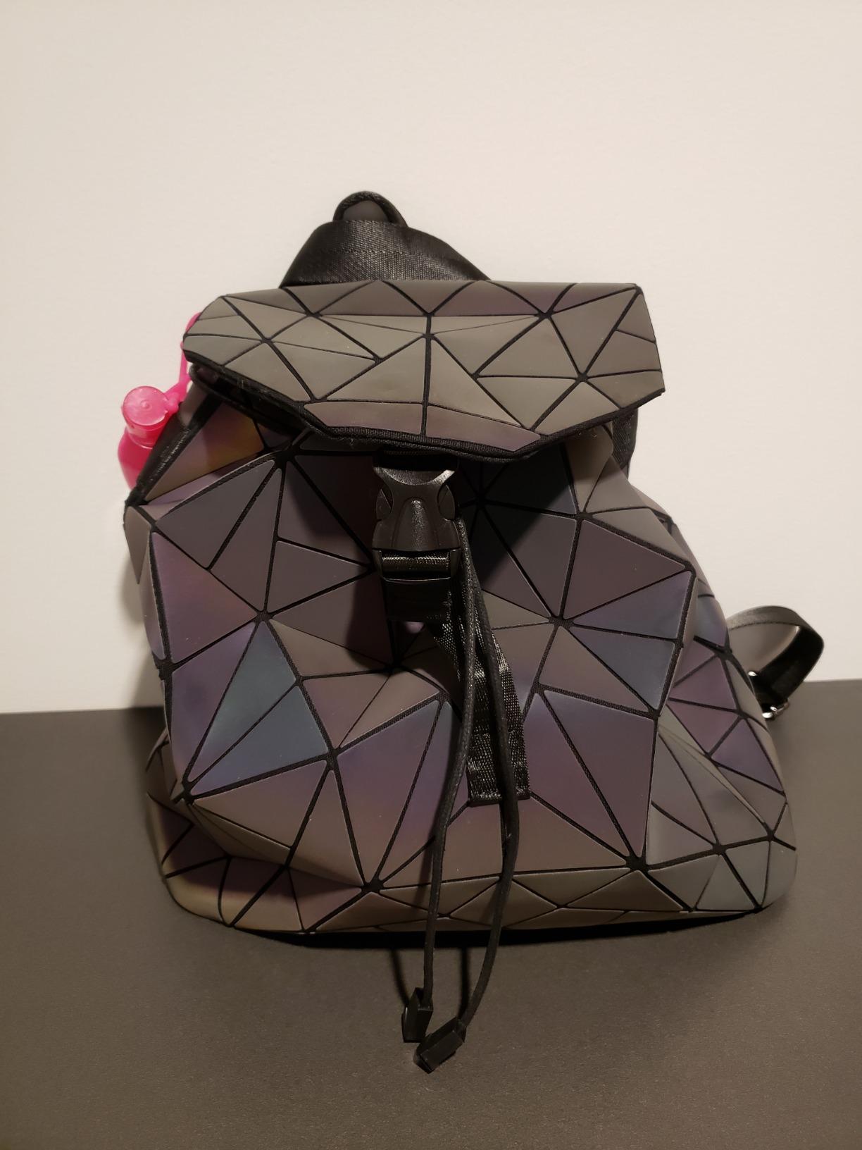 Irregular Laser Geometric Designer Travel Backpack photo review