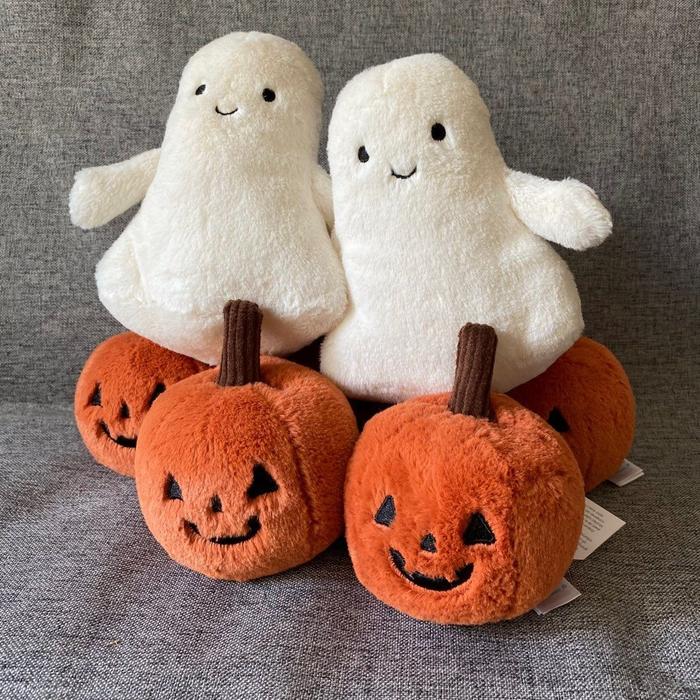 Ooky Jack O'Lantern Stuffed Toy, Spooky Halloween Plush