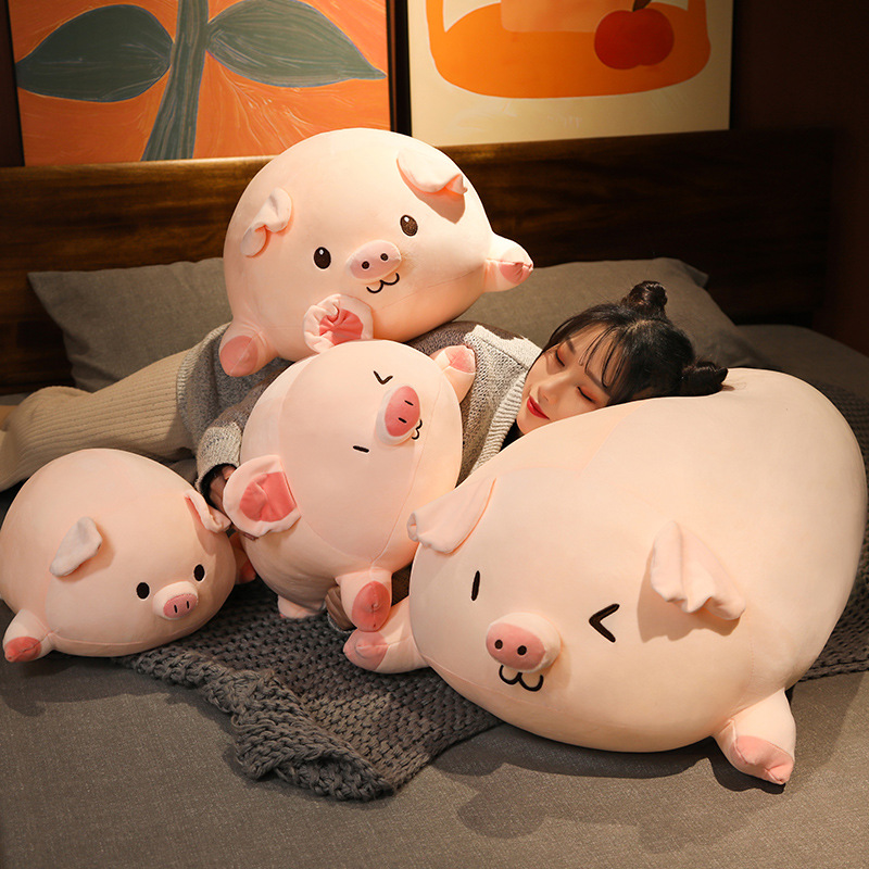 Kawaii Piggy Plush, Fashion Plump Pig Doll Plush Toy – Katy Craft