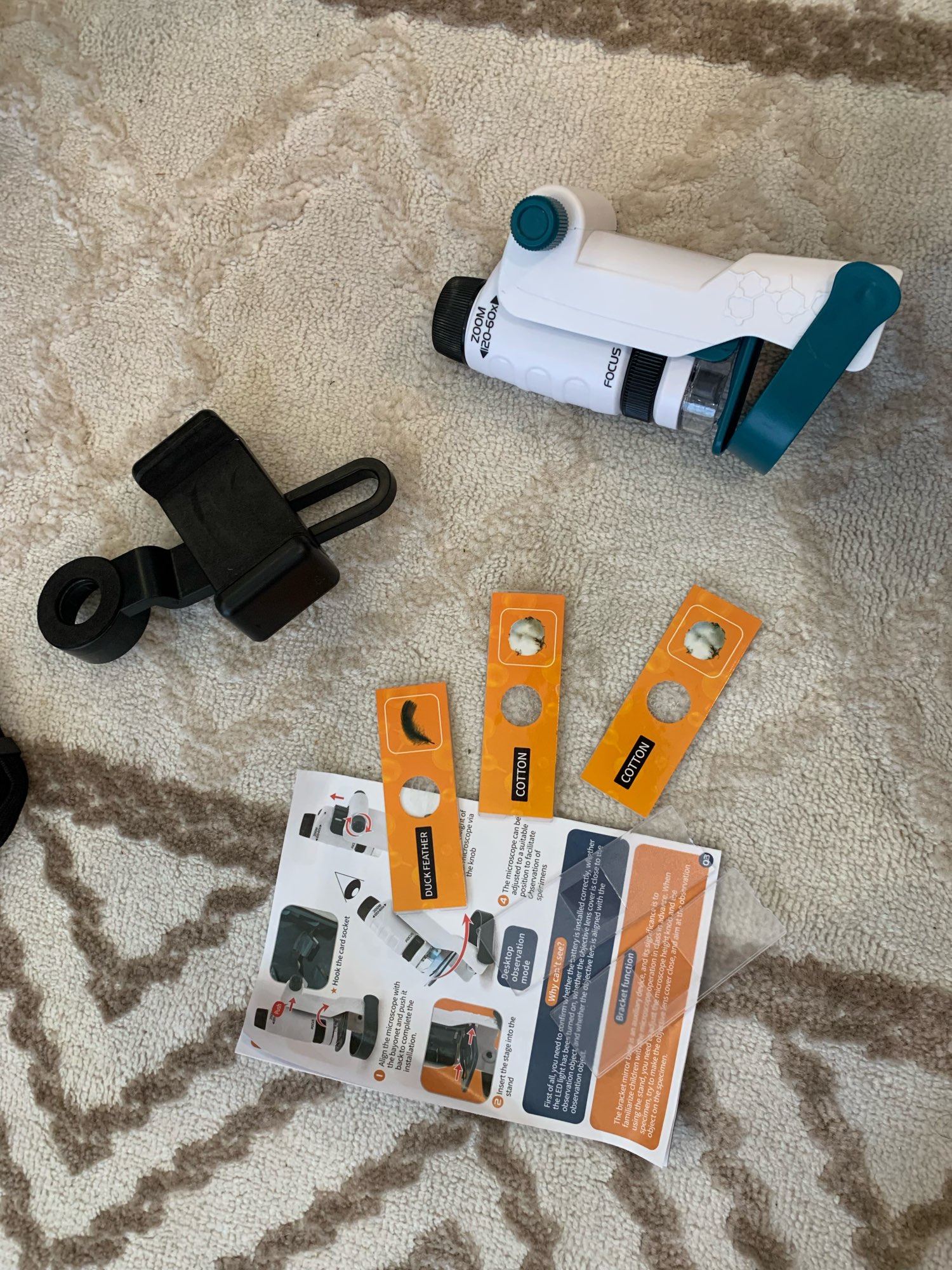 Kid'S Portable Pocket Microscope, Children's Toy Portable Mini Microscope photo review