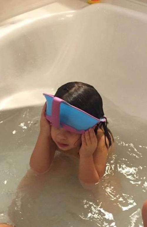 Kids Bath Visor Splash Guard photo review