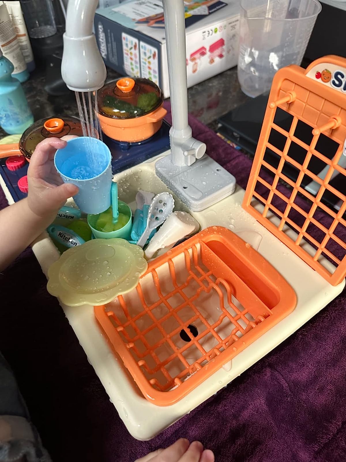 Children's Simulation Dishwasher Playing With Water Toys photo review