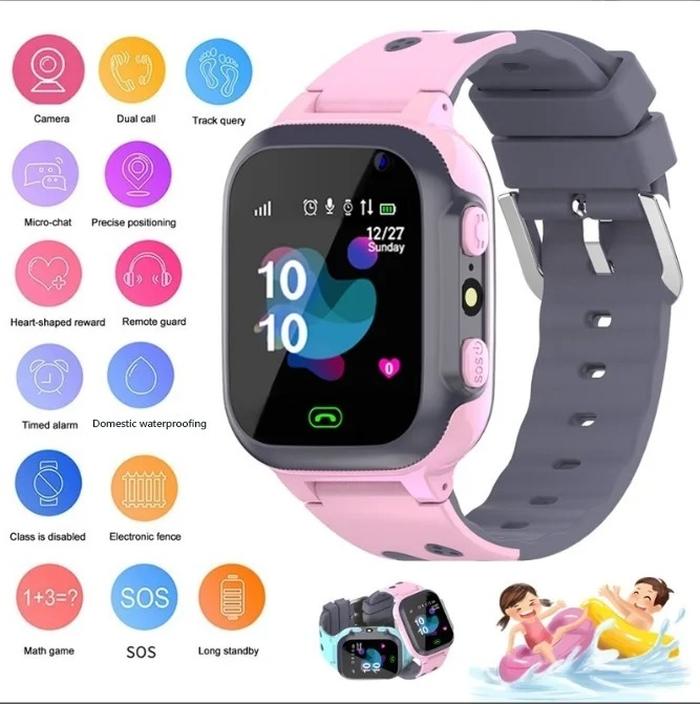 Kids Smartwatch with GPS, SOS, Camera, Two-Way Communication