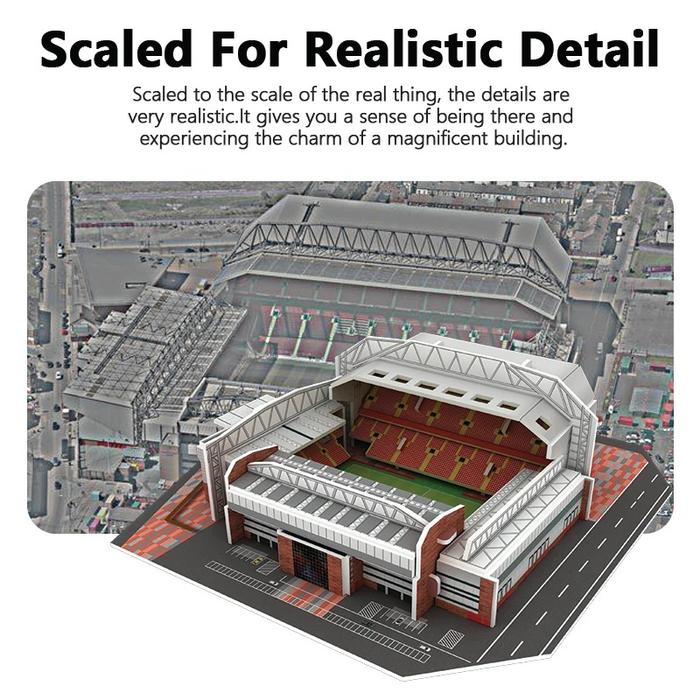 3D Paper Football Stadium Puzzle Toy Set