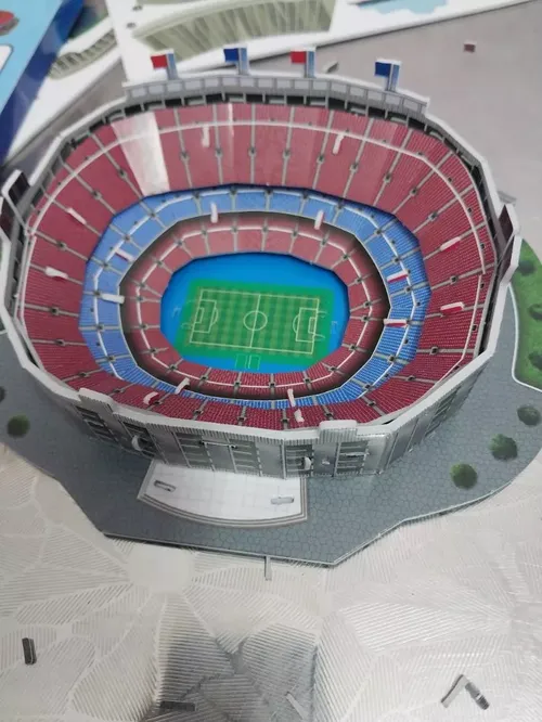 3D Paper Football Stadium Puzzle Toy Set photo review