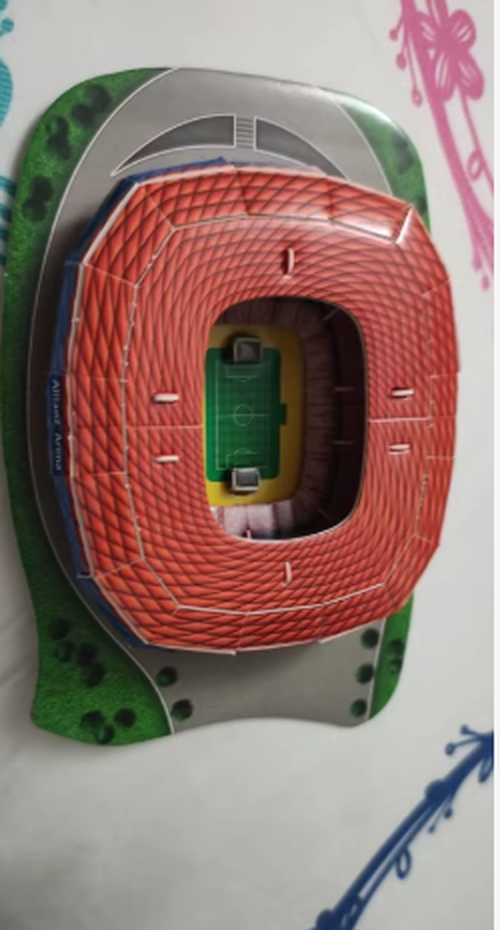 3D Paper Football Stadium Puzzle Toy Set photo review