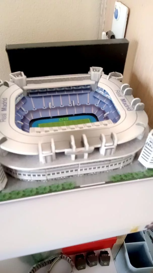 3D Paper Puzzle Juventus Stadium Real Madrid Puzzle Diy Football Field  Miniature Model Assembled Model Building