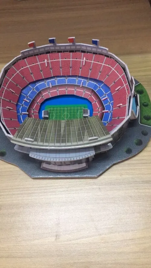 3D Paper Football Stadium Puzzle Toy Set photo review